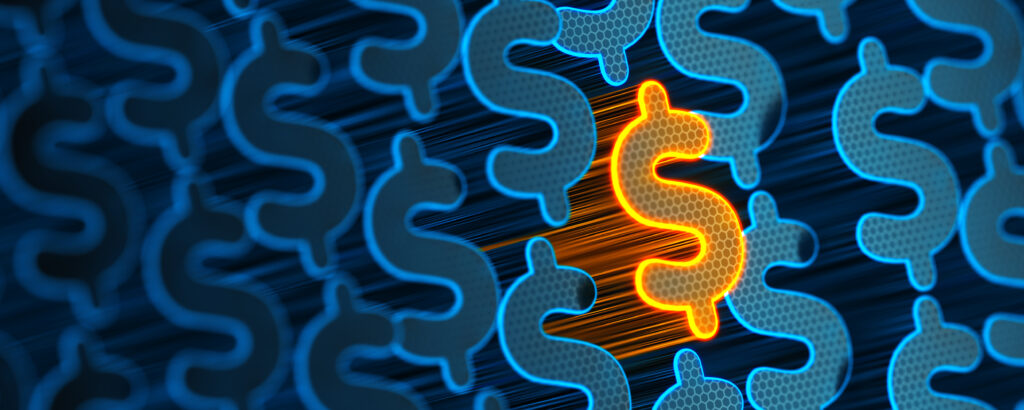 Dollar symbols representing quality restoration insurance billing
