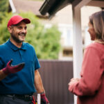 A restoration contractor and a homeowner discuss pricing.