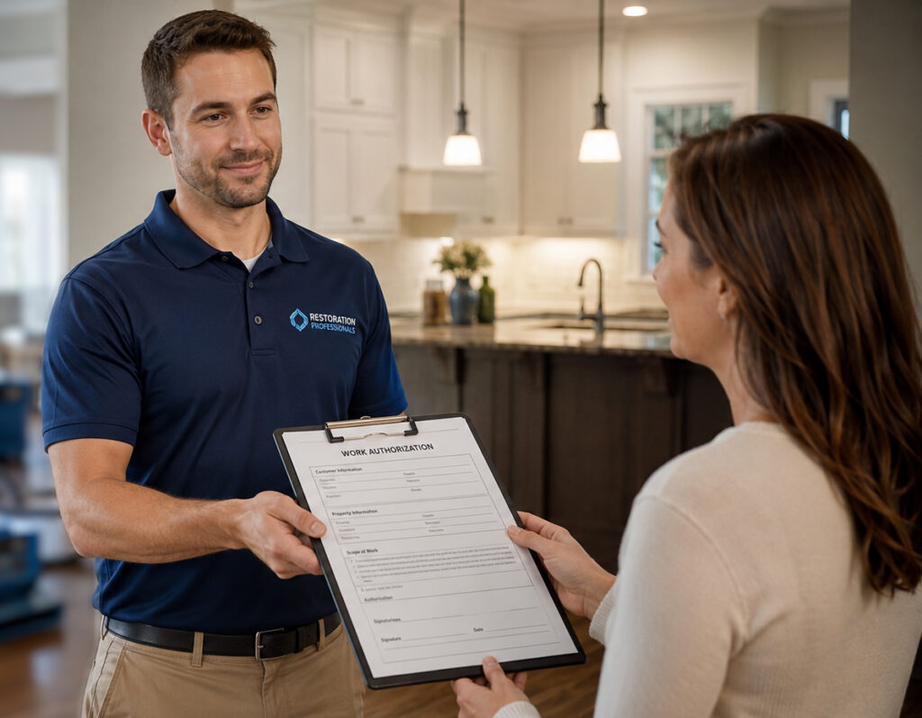 Work authorization to home owner